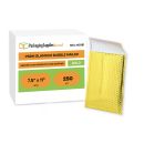 Glamour Bubble Mailers - Metallic Gold - 7.5" x 11" - 250 Mailers/Case