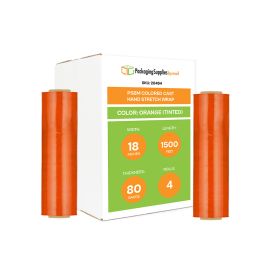 Colored Cast Hand Stretch Wrap Orange Tinted 4 Qty