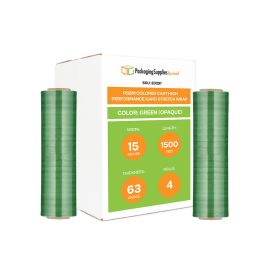 Colored Cast High Performance Hand Stretch Wrap Green Opaque 4 Qty