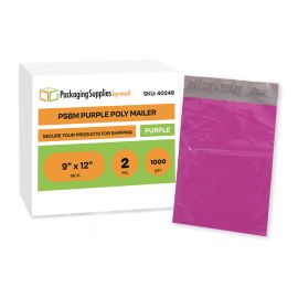 Poly Mailers Purple 1000 Qty