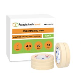 Professional Grade Ivory Masking Tape 36 Qty